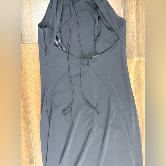 Zum Zum size 1 Juniors Black Floor Length Prom or Evening Dress LBD y2k Fitted - Picture 8 of 12